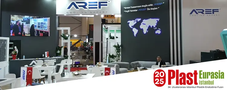 Компания AREF Chillers представила свои промышленные системы охлаждения на выставке Plast Eurasia, прошедшей 3–6 декабря 2025 года.